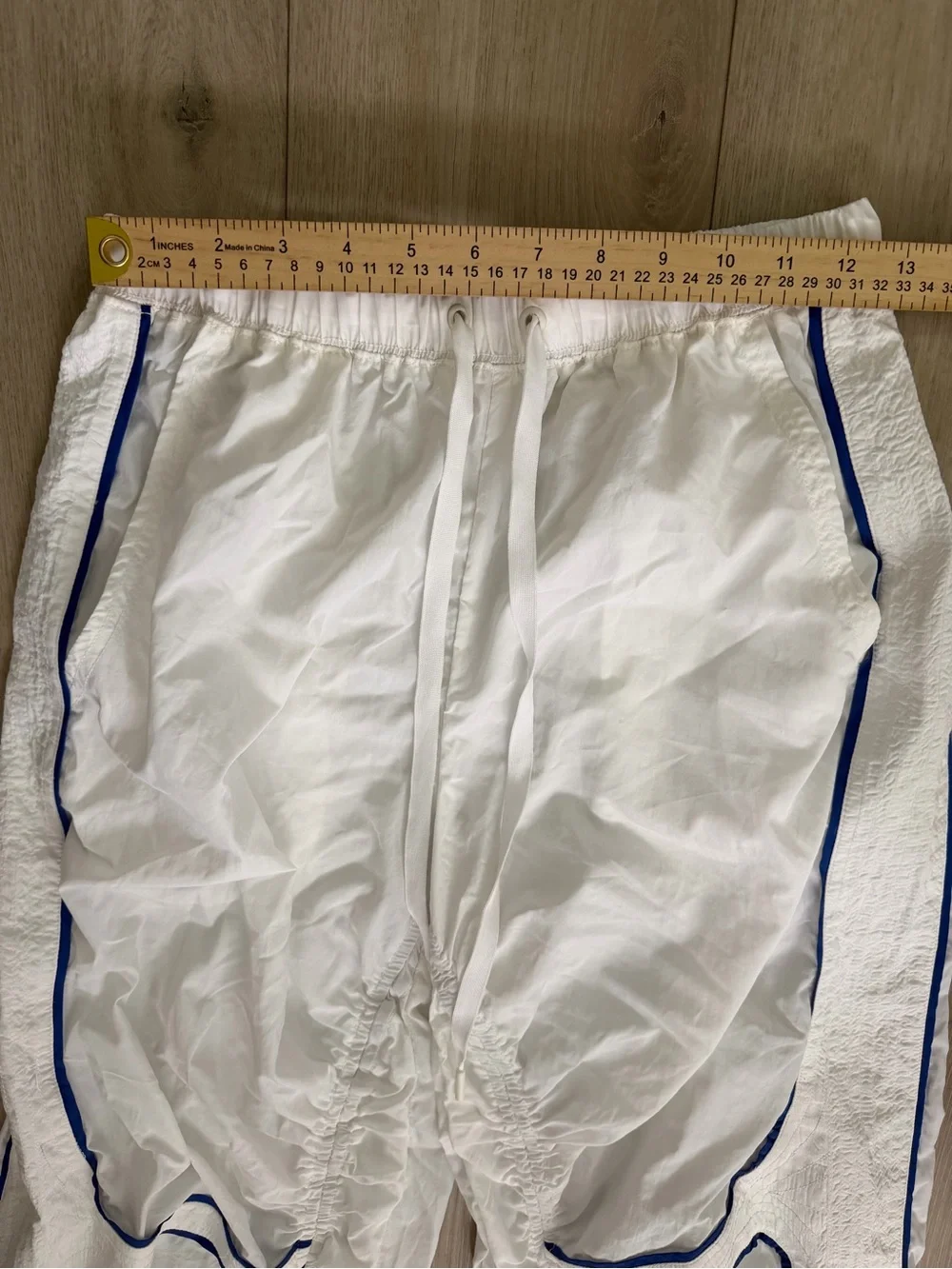FP Movement Free People White Blue Parachute Pants
